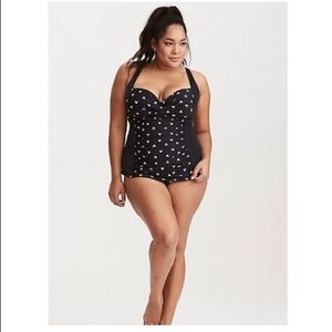 Torrid Minnie Mouse One Piece Swimsuit
